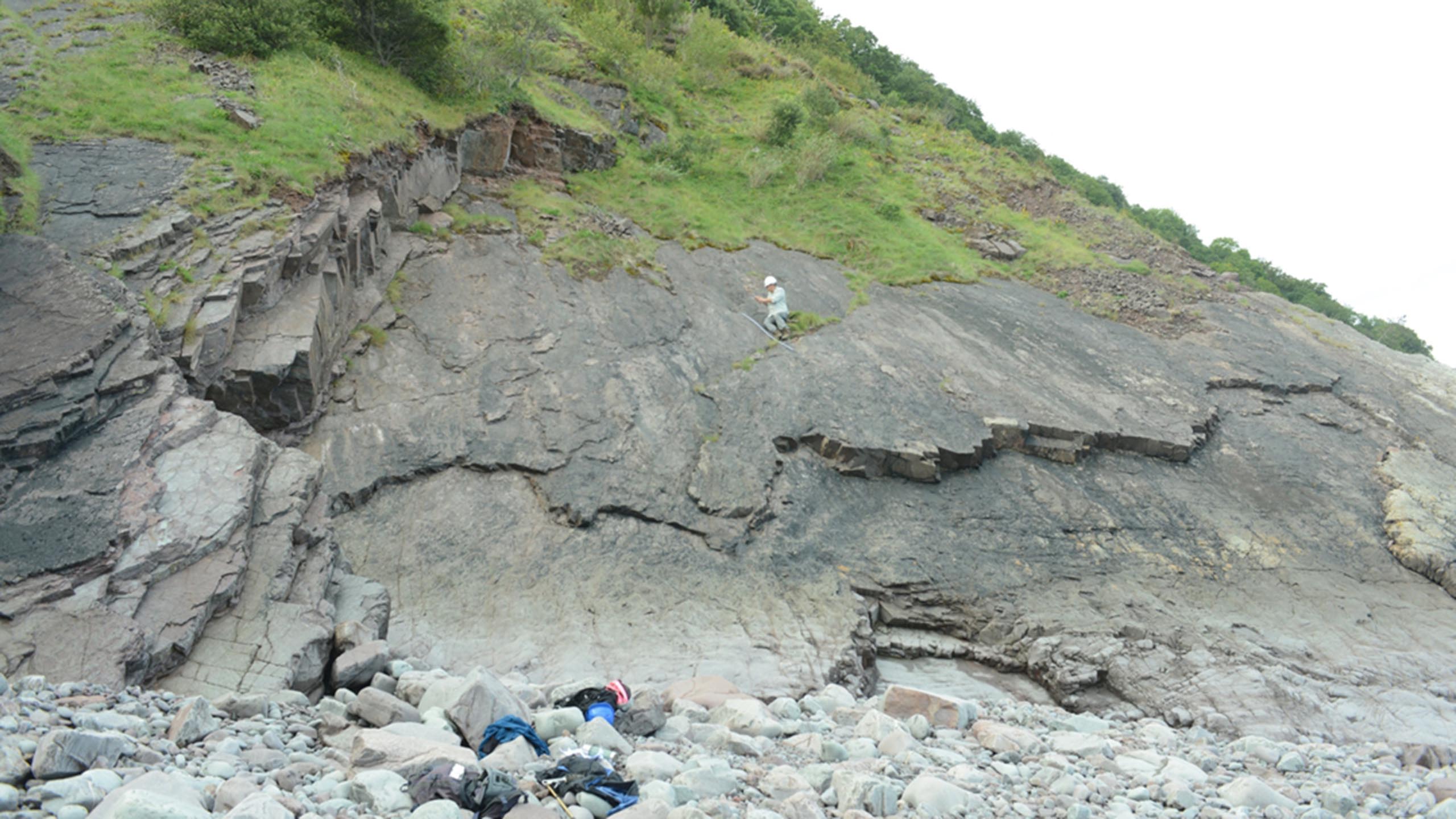 Rocks at Porlock Weir, Somerset