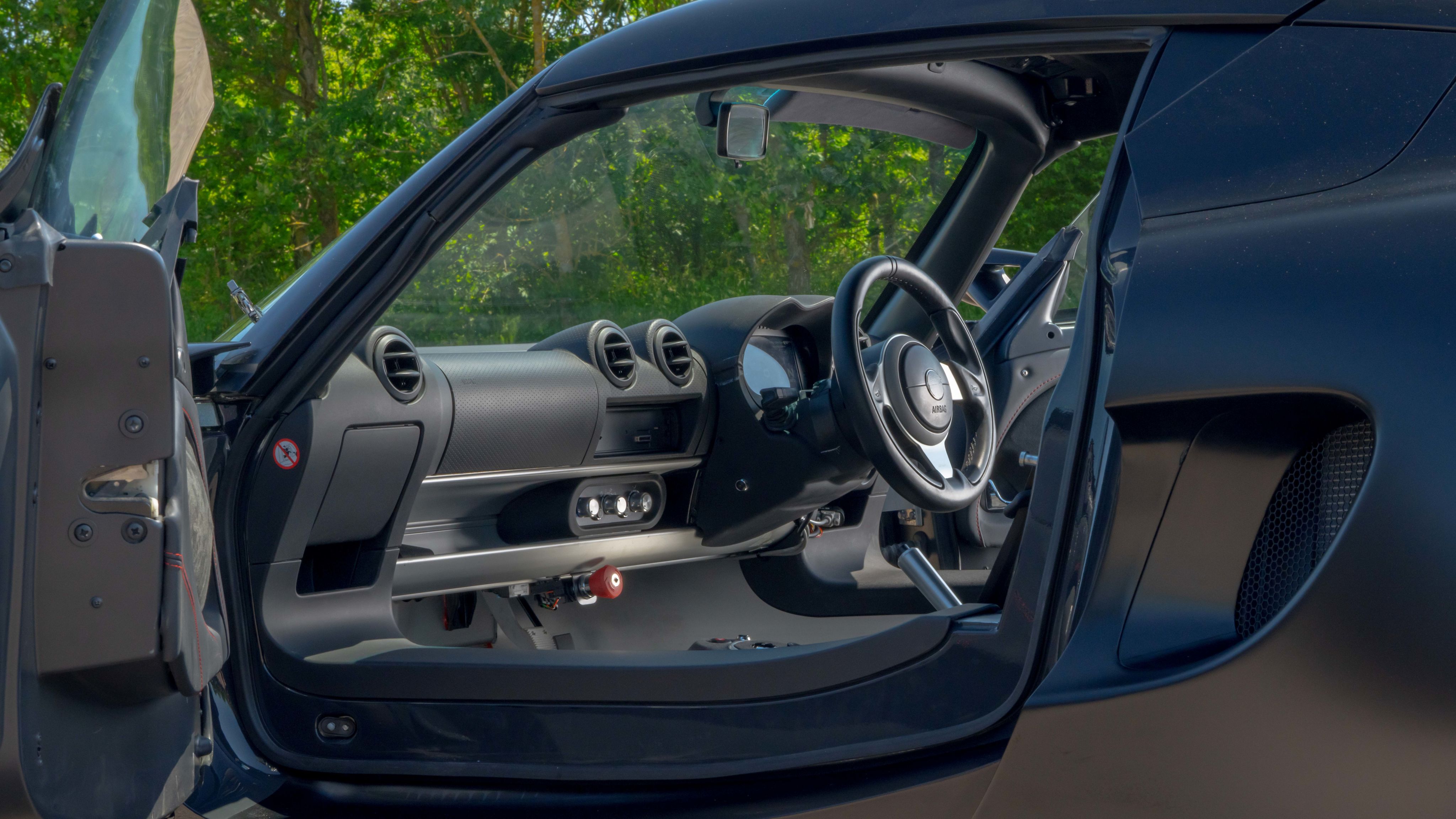 Nyobolt EV interior of the front seats