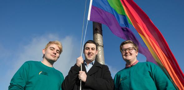 Image result for uk university rainbow flag