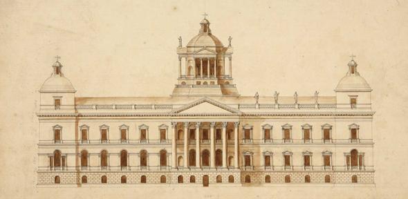 'Belvedere' proposal by William Kent, 1739