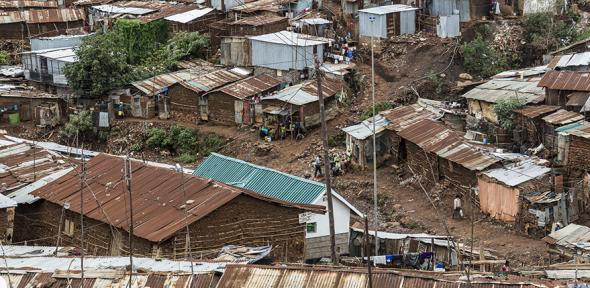 Kibera slum, Nairobi, Kenya