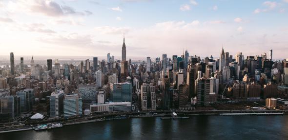 Photograph of New York skyline