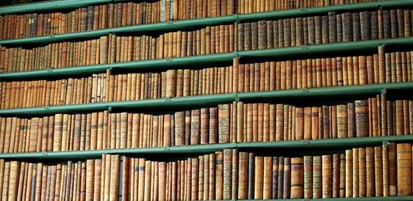 Books at Belton House, Lincolnshire