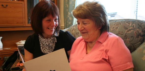 Advising older people to help them prepare for the future.
