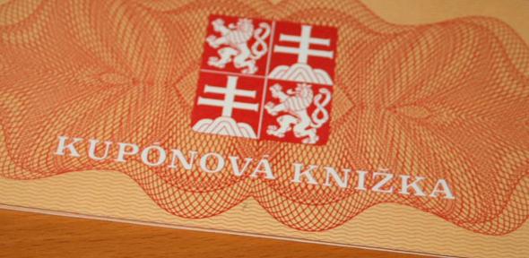 Slovak privatisation voucher.