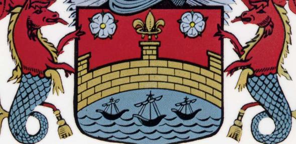 Detail from Cambridge Coat of Arms 