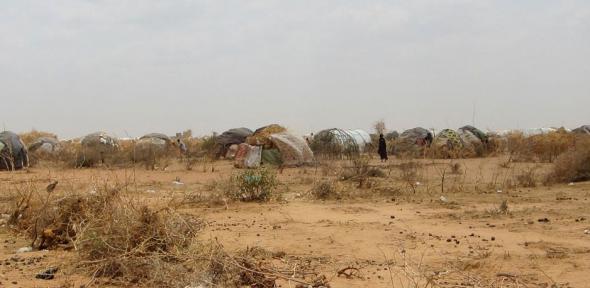 Dadaab, the world’s largest refugee camp, on the Kenya-Somalia border. The Horn of Africa frequently experiences severe drought and hundreds of thousands of people have trekked to Dadaab seeking food, water, shelter and safety. 