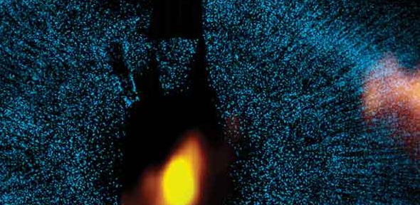 Dust ring around the star Fomalhaut taken by ALMA