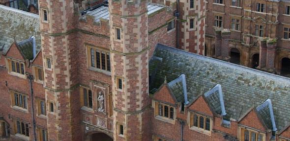 View from a tower at St John's