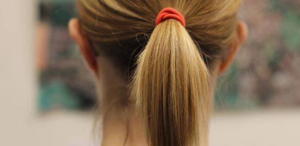 Suvi's ponytail
