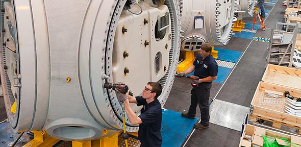 Wind turbine manufacturing facility in Arkansas, USA