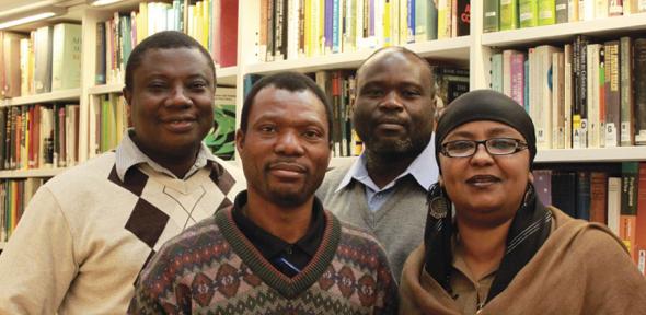 From left: O. Okunoye, T. Awosanmi, K. Simala and E. El-Nour
