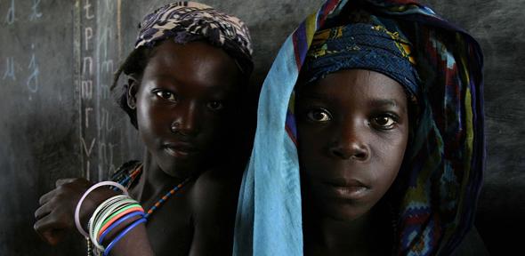 School girls in the Central African Republic