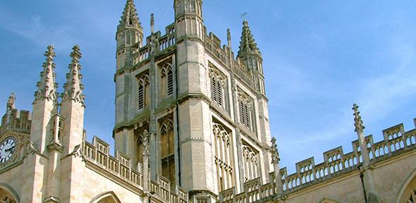 Exterior of Bath Abbey