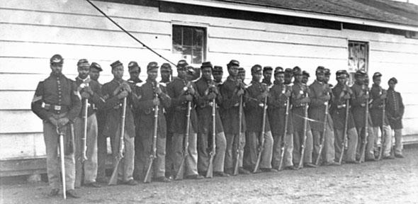 Co. E, 4th U.S. Colored Infantry, Ft. Lincoln, defences of Washington.” 