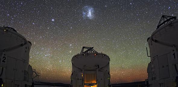 Night sky at ESO's Paranal Observatory in Chile