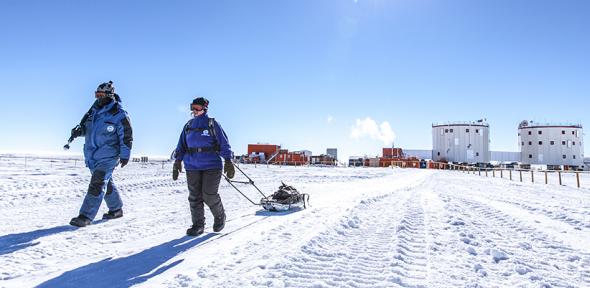 Concordia research station in Antarctica