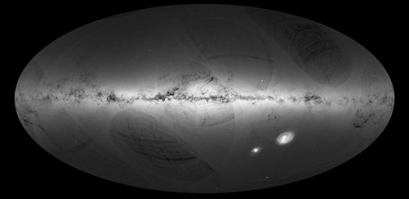 Gaia’s first sky map