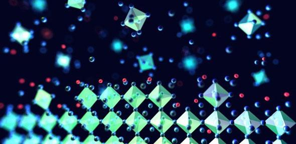 Atomic scale view of perovskite crystal formation