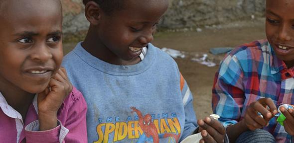 Young children in Ethiopia 