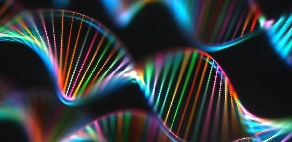 Illustration of DNA molecules