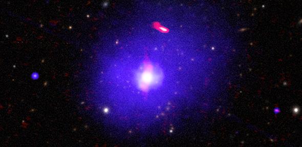 H1821+643, a quasar powered by a supermassive black hole