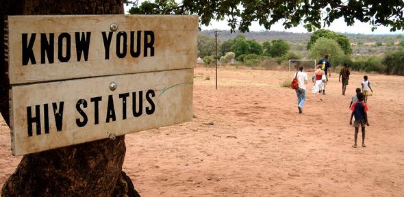 Sign in Africa: 'Know your HIV status'