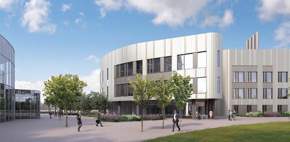 Artist's impression of the Cambridge Heart and Lung Research Institute