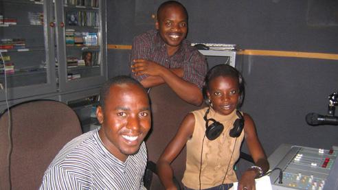 Community radio volunteers, Breeze-FM, Chipata, Zambia