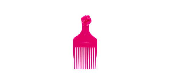 Plastic hair comb, 21st century, bought in Nigeria