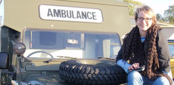 Land Rover ambulance