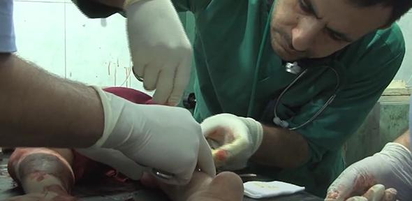 Medical workers in Syria