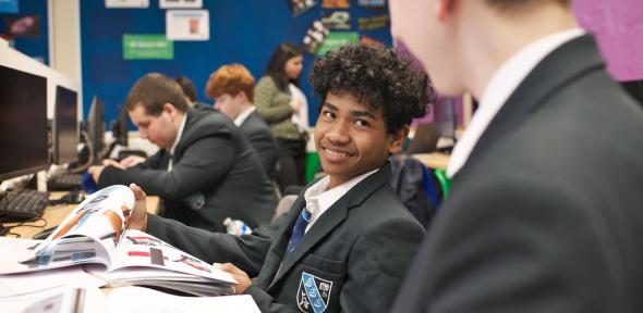 Students in the classroom 