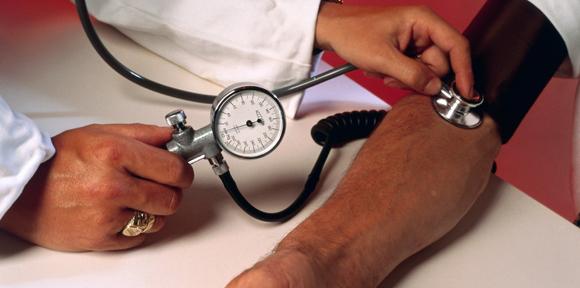 Blood pressure measurement - close-up