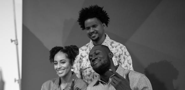 Stormzy and the first two scholars Drew and Joseph