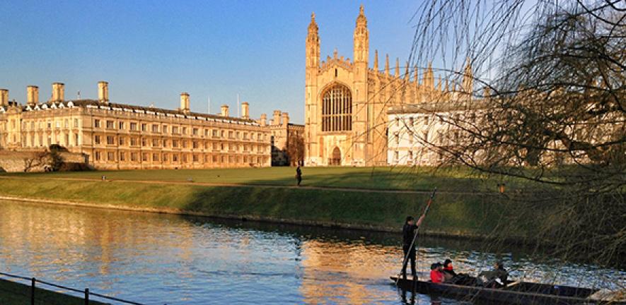 King's College Cambridge, from the Backs.