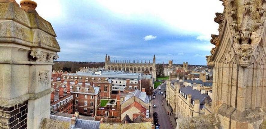 Cambridge skyline.