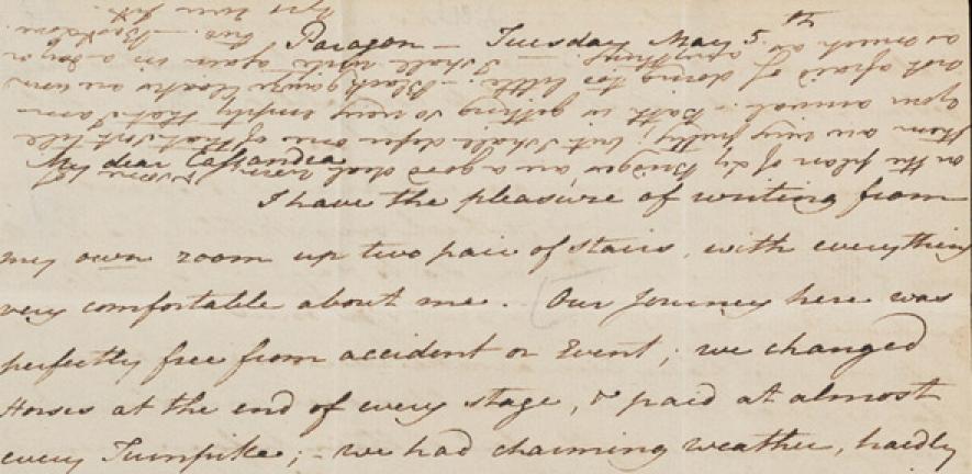 Three Jane Austen Letters Are Shown Together For The First Time University Of Cambridge