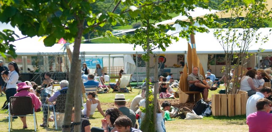 Hay Festival crowds