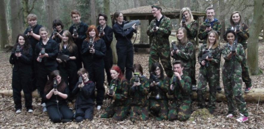 Outdoor Laser Tag breaks the ice