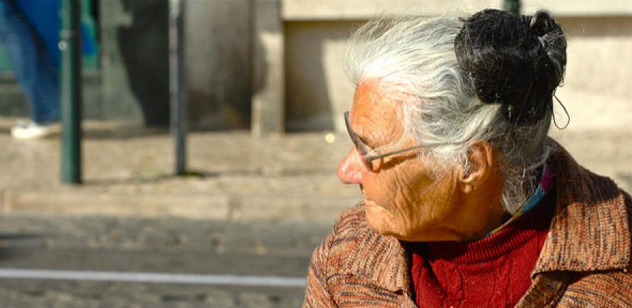Older woman profile