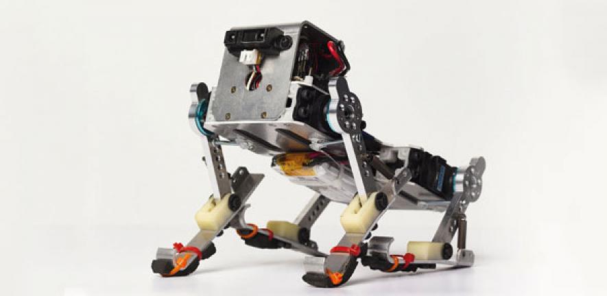 Puppy, a running robot developed by Fumiya Iida’s team