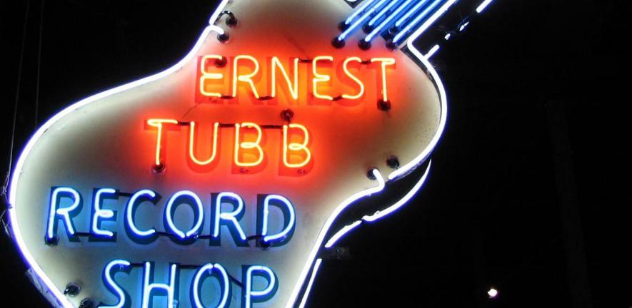 Ernest Tubb Record Shop sign
