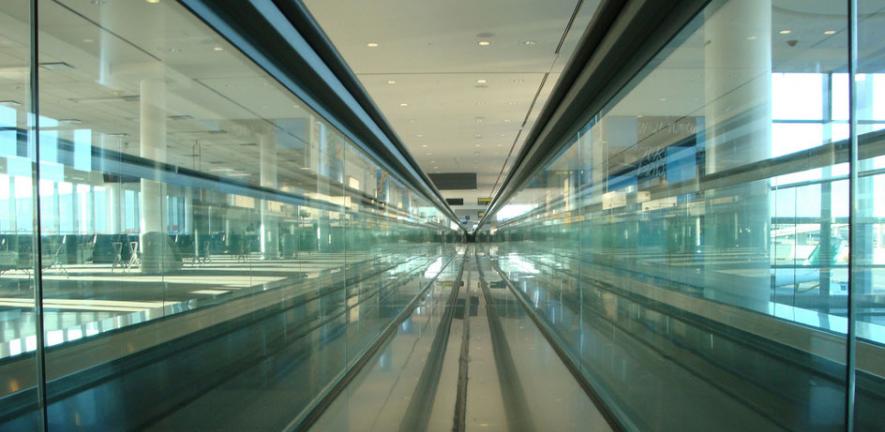 Airport Moving Walkway