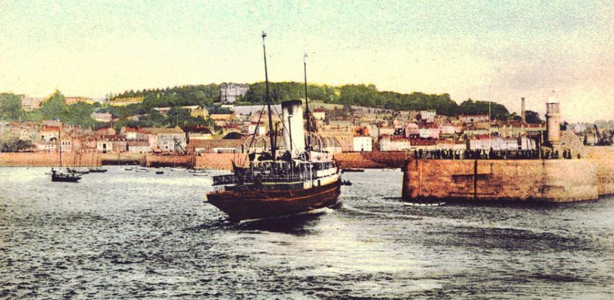 Arrival of boat, Guernsey