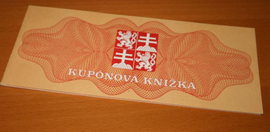 Slovak privatisation voucher.