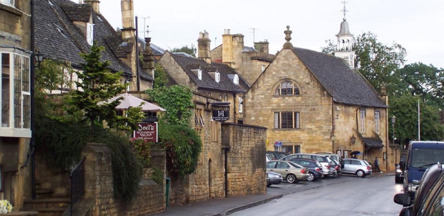 Chipping Camden, Gloucestershire. A new report argues that changes to the ways in which housing benefits are administered are likely to force large numbers of people who rent from the council or housing associations in rural areas out of their communities