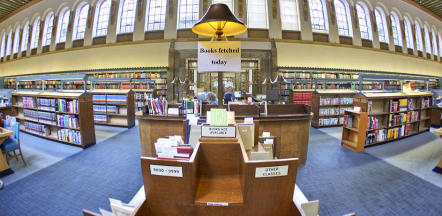 Reading Room, Cambridge University Library.
