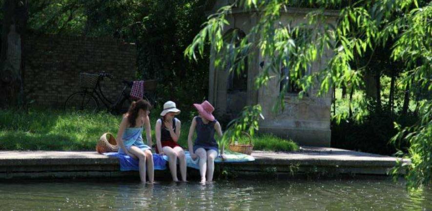 Hodson's Folly on the River Cam opposite Sheep's Green