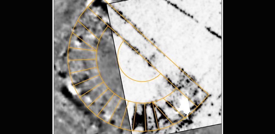 An image of the theatre at Interamna Lirenas, in Southern Lazio, which emerged from the latest study.
